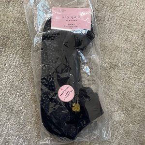 NWT Kate Spade Barre socks. Black.